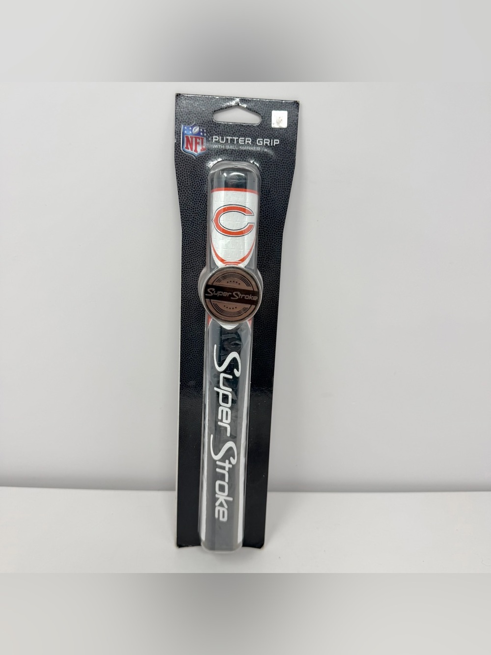 SuperStroke x NFL Chicago Bears Mid Slim 2.0 Putter Grip + Ball Marker NEW